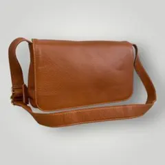 美品　オールドコーチ　ショルダーバッグ　レザー　ブラウン　ゴールド金具　4928