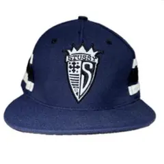 STUSSY クラウンロゴ キャップ ネイビー