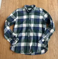 takeo kikuchi ネルチェックシャツ M