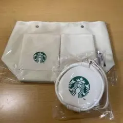 スターバックス バッグインバッグ&クリアポーチ スタバ福袋2025