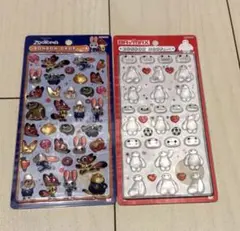 新品未開封ボンボンドロップシール　ディズニー2枚セット　ベイマックス　ズートピア