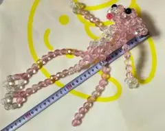 ビーズアート ピンクパンサー風 ピンク
