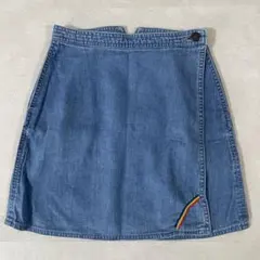 【美品】RALPH LAUREN デニムスカート サイズ140 ブルー