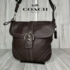 50 COACH コーチ　レザー　ショルダーバッグ