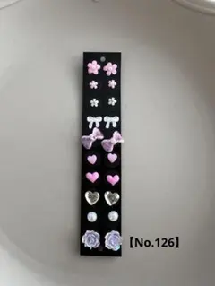 【お値下げ】ピンク♡耳ツボジュエリー【No.126】