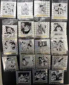 ドラゴンボール40周年記念　シール　ウエハース2 20枚19種　1枚折れあり