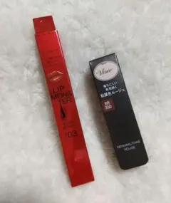 KATE リップモンスター ツヤバース、Visee ネンマクフェイクルージュ