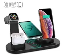 4in1ワイヤレス充電スタンド（ブラック）