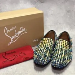 26cm相当 Christian Louboutin マルチカラー スリッポン - メルカリ