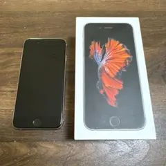 iPhone6s 64GB スペースグレイ SIMフリー 有線イヤホン付き
