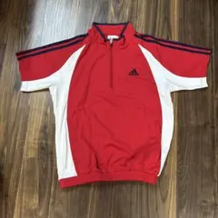 値下げadidas GOLF アディダスゴルフ 半袖　ハーフジップ ゴルフシャツ