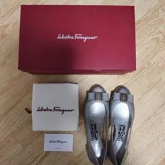 フェラガモ Salvatore Ferragamo メッシュ フラットシューズ6 - メルカリ