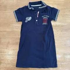 TOMMYHILFIGER ネイビー ポロワンピース 100cm