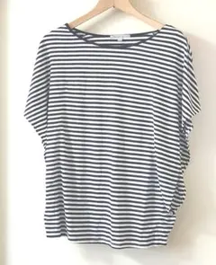 【未使用】GAP　ボーダーカットソー　 ネイビー×ホワイトのサムネイル