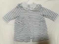 【中古品】（使用感あり）PETIT BATEAU プチバトー　長袖ワンピース