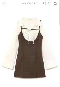 andmary Natalie check mini dress BRK - メルカリ