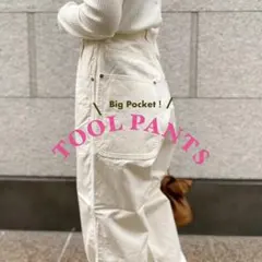 Shinzone TOOL PANTS ツールパンツ ECRU 36