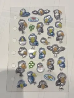 【正規品】ボンボンドロップシール　ハシビロコウ　おすそわけ　A7サイズ