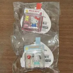 【即完売品】サンリオミニチュアパッケージチャーム　ハローキティ　ポチャッコ