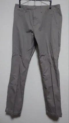 グレー パンツ コットン100% 綿100%