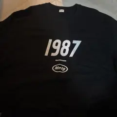 Mmlg 1987 プリント Tシャツ Lサイズ 黒のサムネイル
