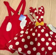 ま*め様 ミッキー　110 ミニー 95 サロペ