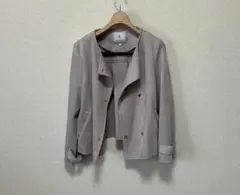 【最終値下】ロペピクニック　スエード風 ダブルボタンジャケット 38 Mサイズ
