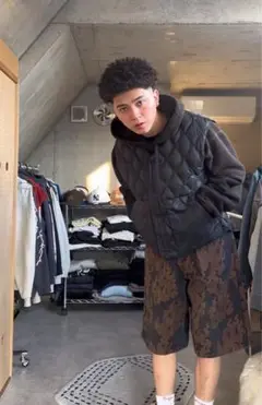 2025年最新】flames jacquard baggy denim shortの人気アイテム