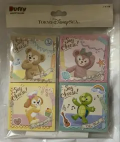 メモ帳　ダッフィー　＆フレンズ