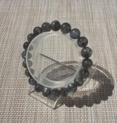 1078 ラブラドライト　ブレス　9㎜　内径16㎝　 　ブルーシラー　天然石