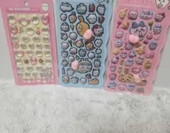 {早い者勝ち}ちいかわ立体シールとぷっくりシール3枚Set