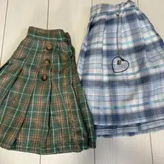 しまむら　スカート２枚