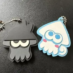 希少 スプラトゥーン2×サンリオコラボ ラバーキーホルダー2種Splatoon2のサムネイル