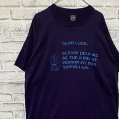 USA製90sヴィンテージTシャツ！シングルステッチパープル古着XL0514