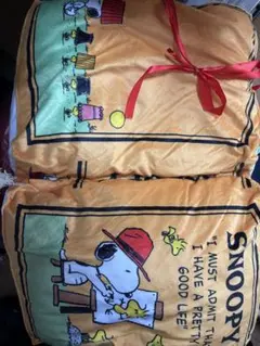 スヌーピー クッション コミックデザイン　本型クッション　 約40cm