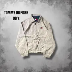 90sトミーヒルフィガー ヴィンテージ ツイルスイングトップ ショートブルゾン