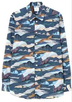 新品☆Paul Smith Patchworkプリントシャツモザイク柄☆Sサイズ - メルカリ
