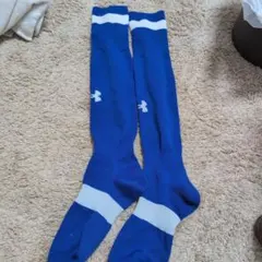 Under Armour サッカーソックス 青 24-26cm