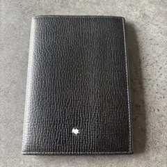 MONTBLANC 二つ折り財布 ブラック レザー MONTBLANC 二つ折り財布 ブラック レザー - メルカリ