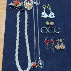 パールネックレスとアクセサリーセット