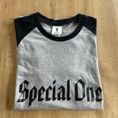 Special One ラグランTシャツ グレー×ブラック M スペシャルワン