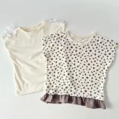 女の子 トップス 2枚セット 110