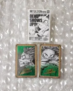 ヒロアカ 原画展 特典 ステッカー カード 緑谷