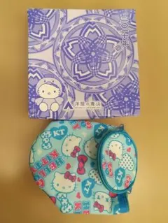 洋服の青山・ハローキティ２０１７年皿&ペットボトルケース