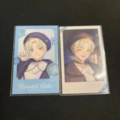 緋八マナ　にじさんじウィンターデート　ランダムチェキ風カード