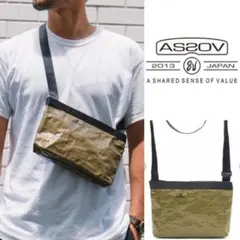 AS2OV アッソブ アウトドア デザイン ショルダーバッグ サコッシュ