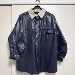 REDYAZEL フェイクレザージャケット