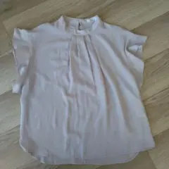 OPAQUE.CLIP ピンクベージュ 半袖ブラウス 36/S