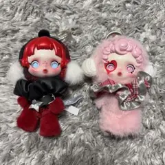 SKULLPANDA ぬいぐるみマスコット 2体セット