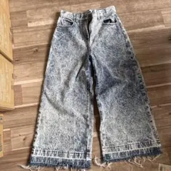 MSGM デニム ジーンズ ワイドパンツ